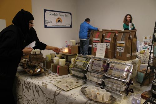 The sisters of the All Saints Greek Orthodox Monastery in Calverton, selling a variety of things, including coffee, baklava, spanakopita  