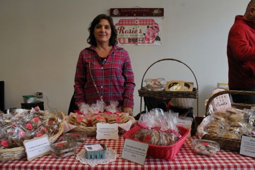 Rosie Scheiber, of Shoreham, owner of Rosie's Country Bake Shop, selling home-made cookies, cakes and sweet treats