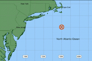 The 40/70 benchmark used by meteorologists to track progress and predict strength of coastal winter storms.