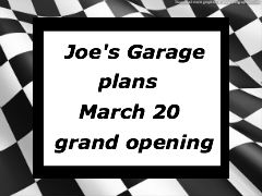Joe's Garage lans a March 20 opening in downtown Riverhead