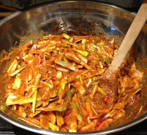 2014 0302 kimchi ingredients