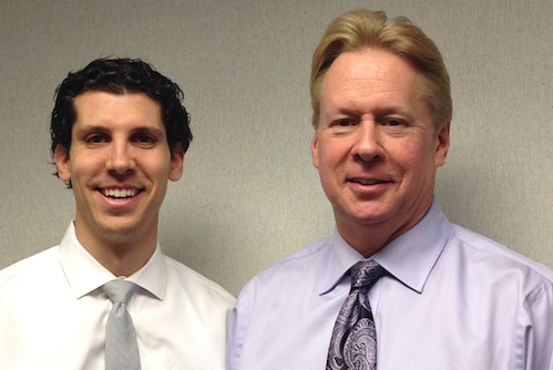 Richard Bogdanski, right, and his son Brian, of North Fork Chiropractic. (Courtesy photo)