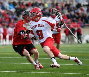 Ryan Bitzer on the field for the Seawolves this spring. (File photo: George Faella)
