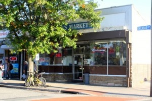 Mae's Market on Railroad Avenue, where a 32-year-old Hispanic man was slashed in the face by Anthony Smith, according to Riverhead Town Police.