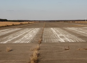 The abandoned 7,000-foot runway at EPCAL. (File photo: Peter Blasl)