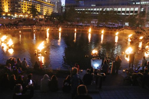 Waterfire-Providence Oct. 25. (Photo: Denise Civiletti)