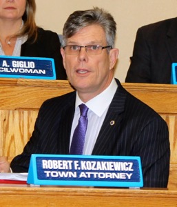 Town attorney Robert Kozakiewicz.