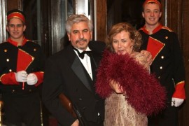 Suffolk Theater owners Bob and Dianne Castaldi on opening night March 3, 2013