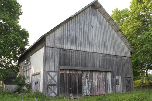 The English-style barn built in 1877. Photo: Denise Civiletti