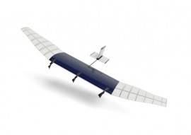 An artistic rendering of the solar-powered communications drones being built by Facebook's Internet.org initiative. Image: Internet.org