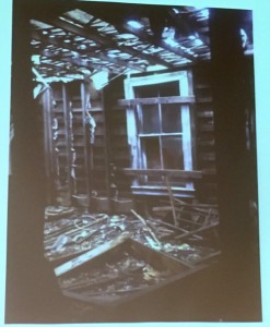 Town officials found the building's interior full of debris with rotting beams due to missing sections of roof.